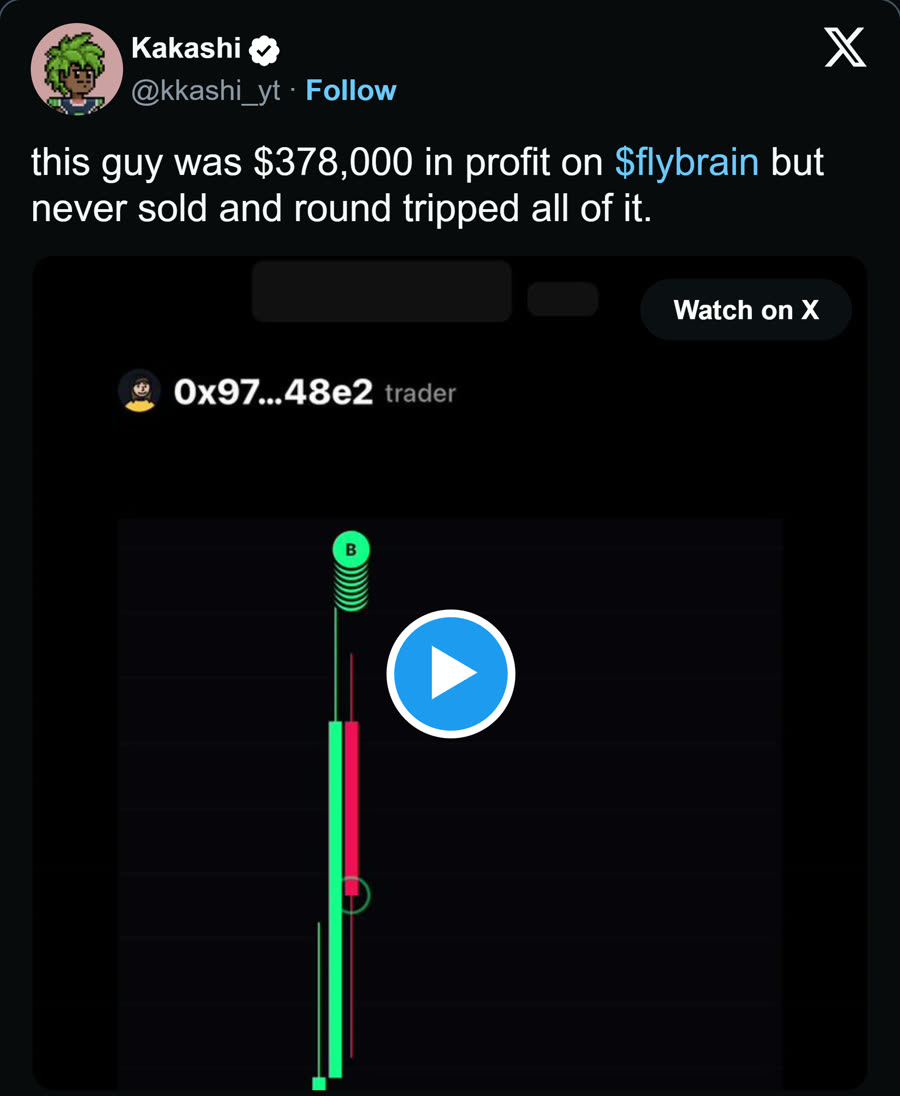 $378,000 in profit but never sold